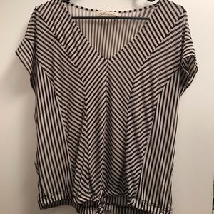 Black v neck cute blouse🤍🖤